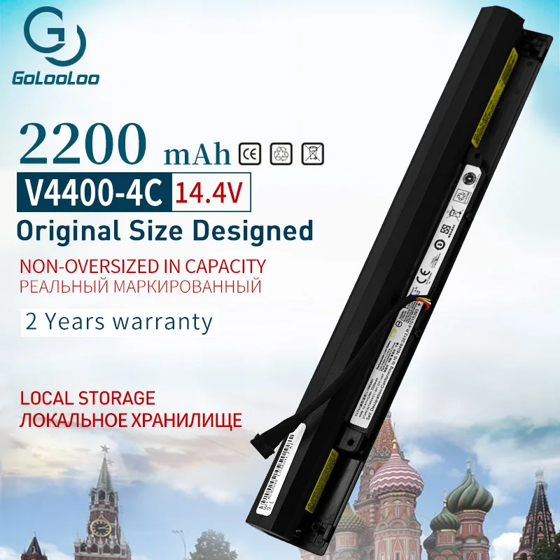 Gololoo 14 6 v 41Wh Аккумулятор для ноутбука Lenovo V4400 Ideapad 100 15IBD TianYi100 14IBD L15S4A01 L15L4A01
