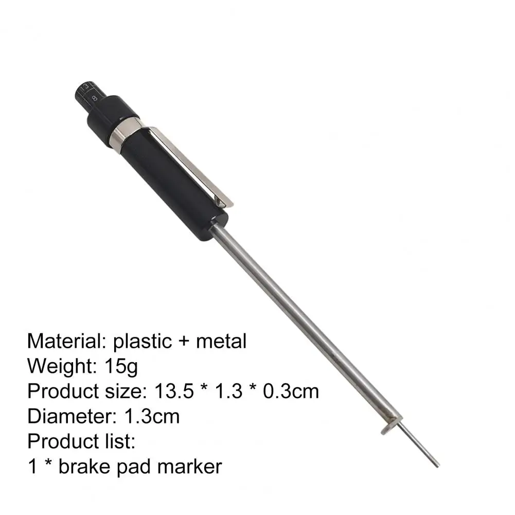 

Brake Pad Tester Time Saving Practical Metal Thickness Gauge Measuring Tool for Tyre