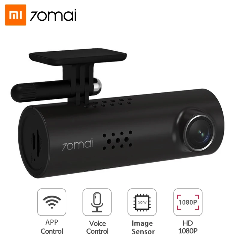 Xiaomi 70mai Dash Cam Wifi Автомобильная dvr камера Full HD 1080P ночное видение английское Голосовое управление 70mai 1S Автомобильная камера рекордер g-сенсор