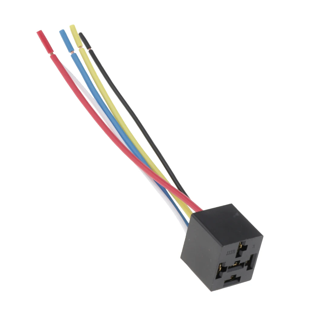MagiDeal автомобильный Грузовик 80Amp SPDT реле жгута Разъем для HG4185C|Сигнализация