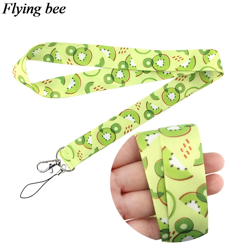 Flyingbee киви Фрукты брелок мультфильм фрукты телефон ремешок женский модный на шею