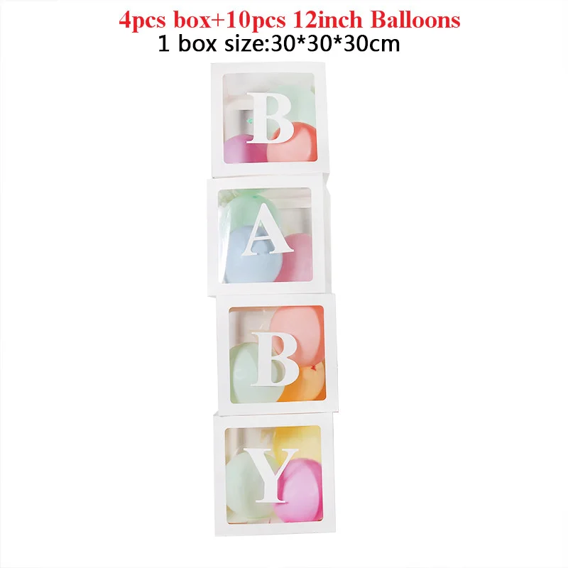1set baby box Джунгли вечерние воздушные шары из фольги в виде животного гирлянда овсянка скатерть бумажные стаканчики и тарелки первый ребенок мальчик дети день рождения украшения - Цвет: 1set baby box