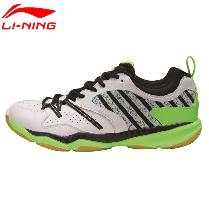 Li-Ning Мужская обувь для бадминтона дышащие Спортивные кроссовки анти-скользкая спортивная обувь Li Ning натуральная AYTM081 L719OLB