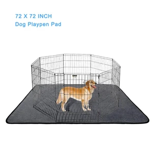 Foldable Extra Large Dog Pee Pads Blanket Washable Diaper Puppy Mat with Fast Absorbent Reusable Waterproof for Training Travel