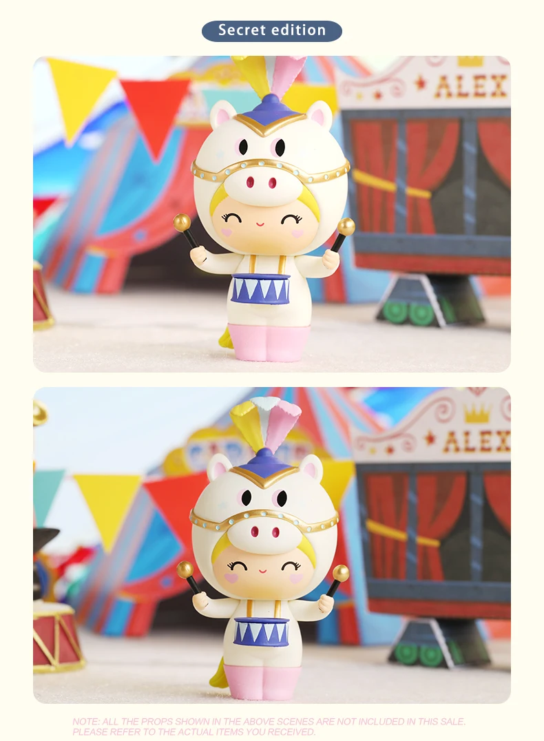 POPMART куклы Momiji Цирк серии игрушки фигурка подарок на день рождения Детская игрушка