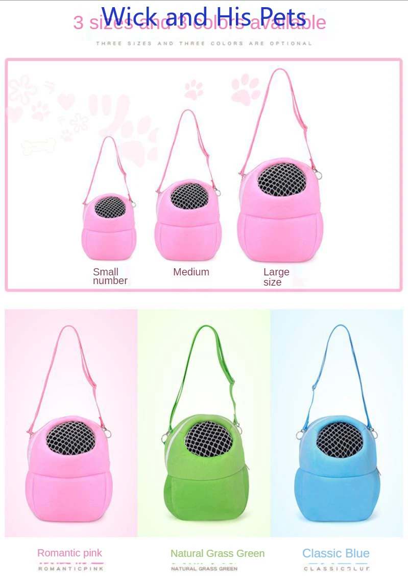 

Hamster Out Bag Golden Bear, Hedgehog and Chinchilla Small Pet Take-away Bag, Portable Cage Mini Out Bag Breathable Soft
