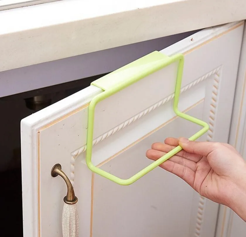 

Towel Holders Rack Sponge Holder Cupboard Kitchen Organizer Hanging Towel Holder Cabinet Bathroom Organizer Storage Racks