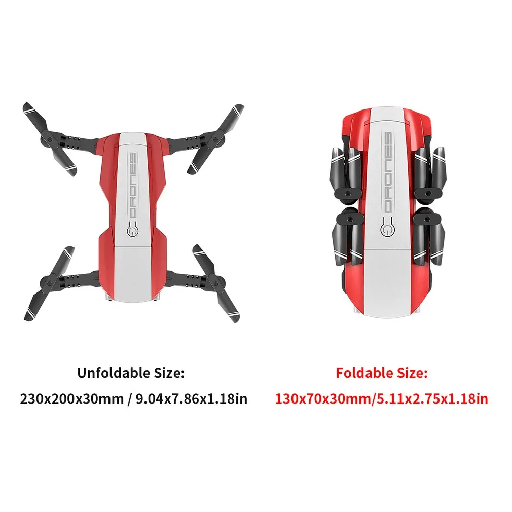 

LANSENXI-NVO Drone 4K Camera Drone Foldable 2.4GHz WiFi FPV RC Helicopter Drones Real-time Transmission Toy with 3 Battery dron