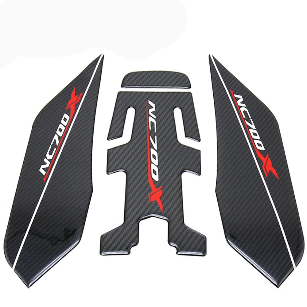 Набор наклеек из 3d волокна для мотоциклов HONDA NC750X NC 750X NC700 2014 2019 2018 17 16 15|Наклейки и