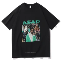 hip hop rap asap rocky tshirt awesome playboi carti tees harajuku green logo print oversized street t shirt