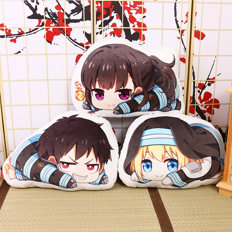 

Anime Enn Enn No Shouboutai Fire Force Pillow Doll Iris Cosplay Plush Kawaii Cartoon Accessories Props