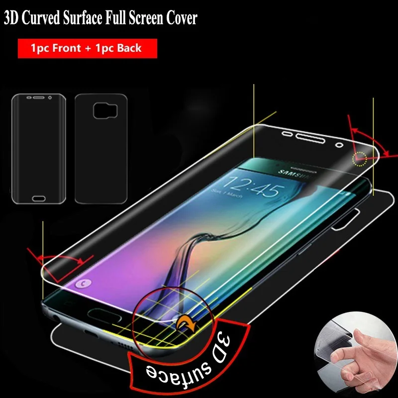 3D для Samsung S20 Ultra S10 S9 S8 Plus Защита экрана Galaxy S7 Edge Note 9 8 Защитная пленка фольга (не