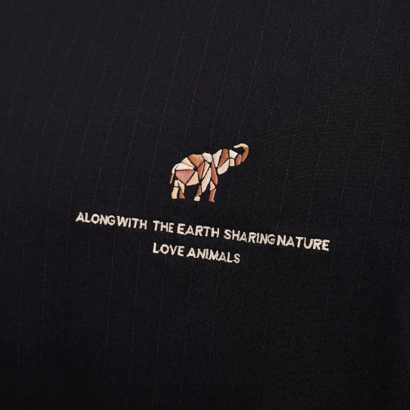 

KUEGOU Blended Cotton Spring Autumn Clothing Men's sweatshirt stretch Embroidery hoodie Men Streetwear Top Plus Size CW-3275