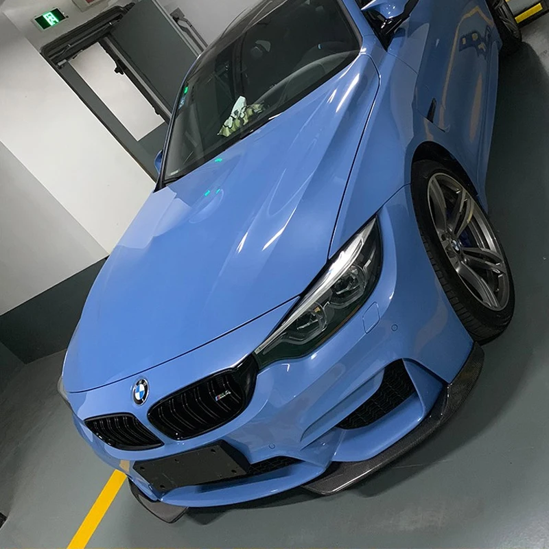 Реальные углеродного волокна автомобилей спереди Canards губ передний бампер