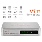 ТВ-приставка для GT MEDIA V7 TT, спутниковый ТВ-приемник DVB-TT2, кабель декодер H.265 HEVC 10 бит, тюнер с USB Wifi TDT, ТВ-приставка