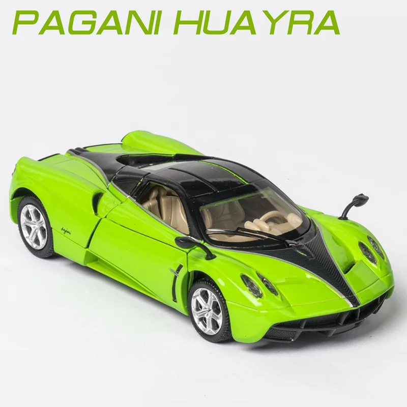 

Bisney 1/32 Die Cast Pagani Sports Car Simulation Alloy Supercar Model Toys for Boys Car Products Indoor Decoration Collection