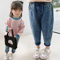 childrens spring and autumn 2022 new pants girls baby fashionable autumn trousers autumn jeans