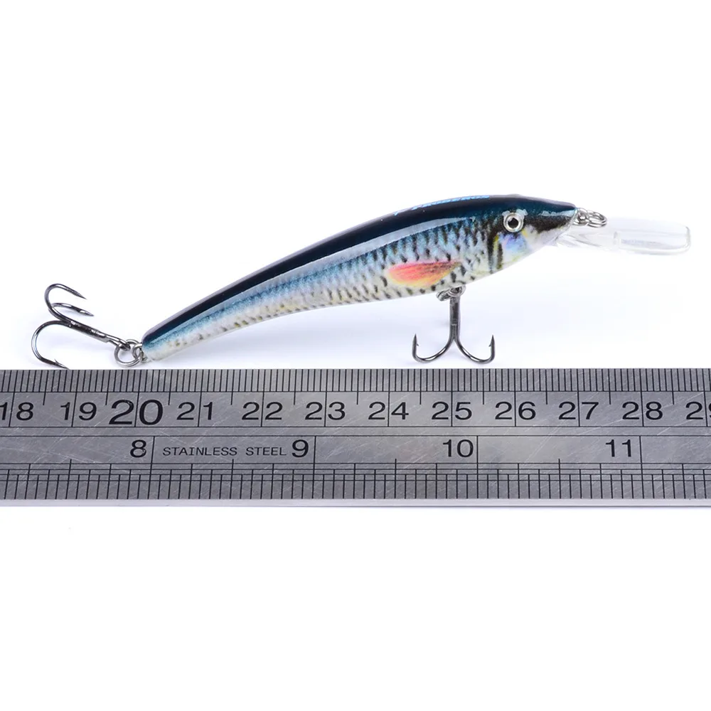 

1 Pcs Quality Minnow Fishing Lure 95mm 5.68g Iscas Artificiais Hard Bait Wobblers Crankbait Strong Hooks Lures for Sea Fishing