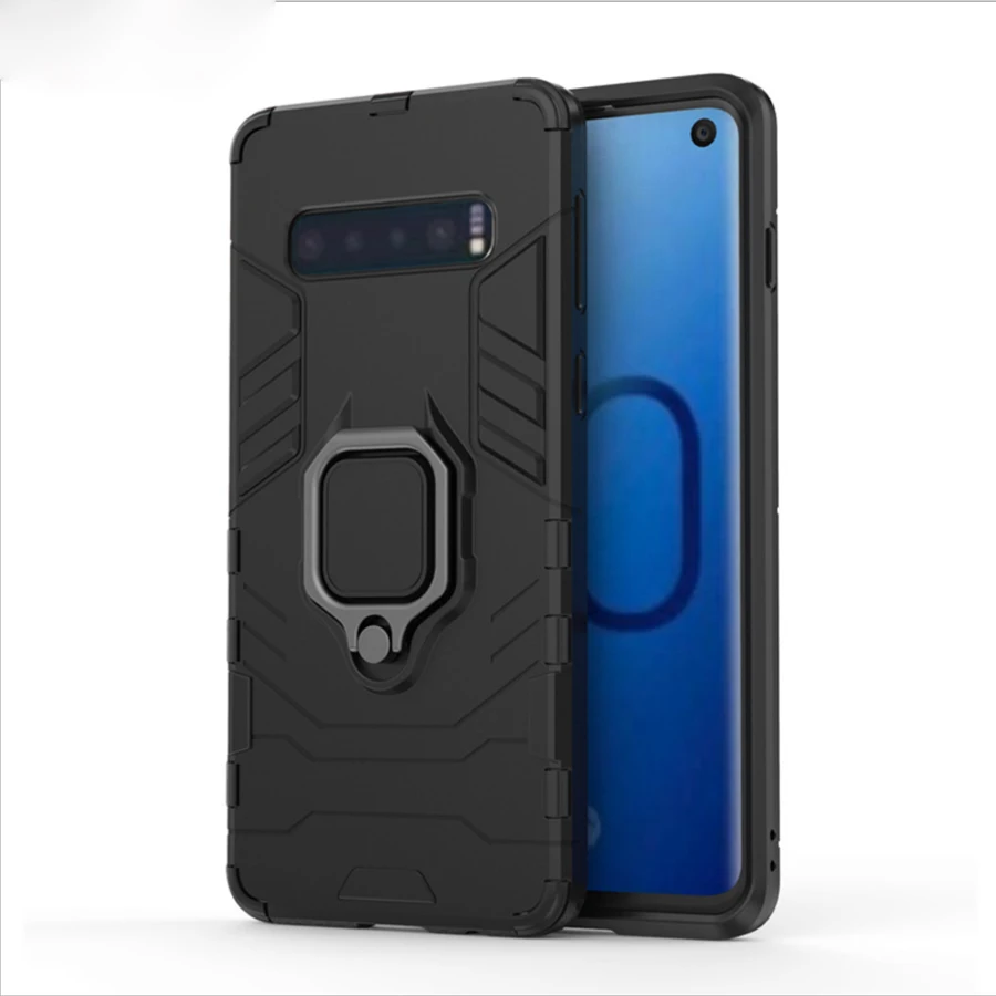 Чехол для Samsung galaxy S10 s10plus s10e Черная пантера армированные чехлы телефонов S8 S9 note10