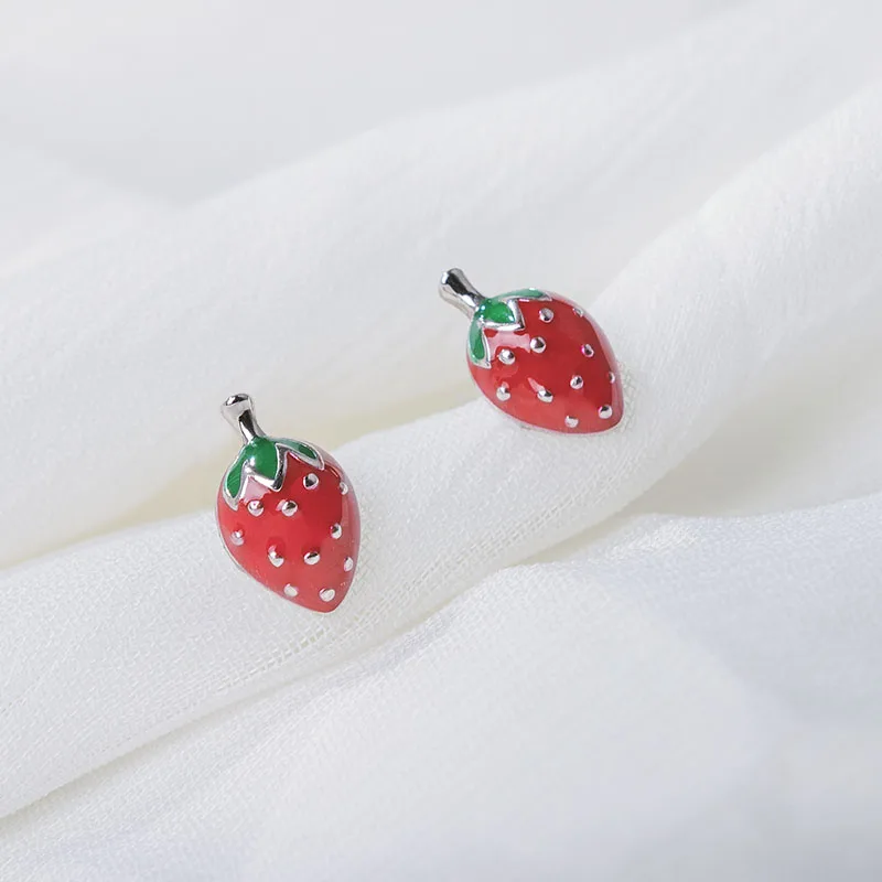 Серьги гвоздики из стерлингового серебра 100% пробы яркие серьги с маленькой