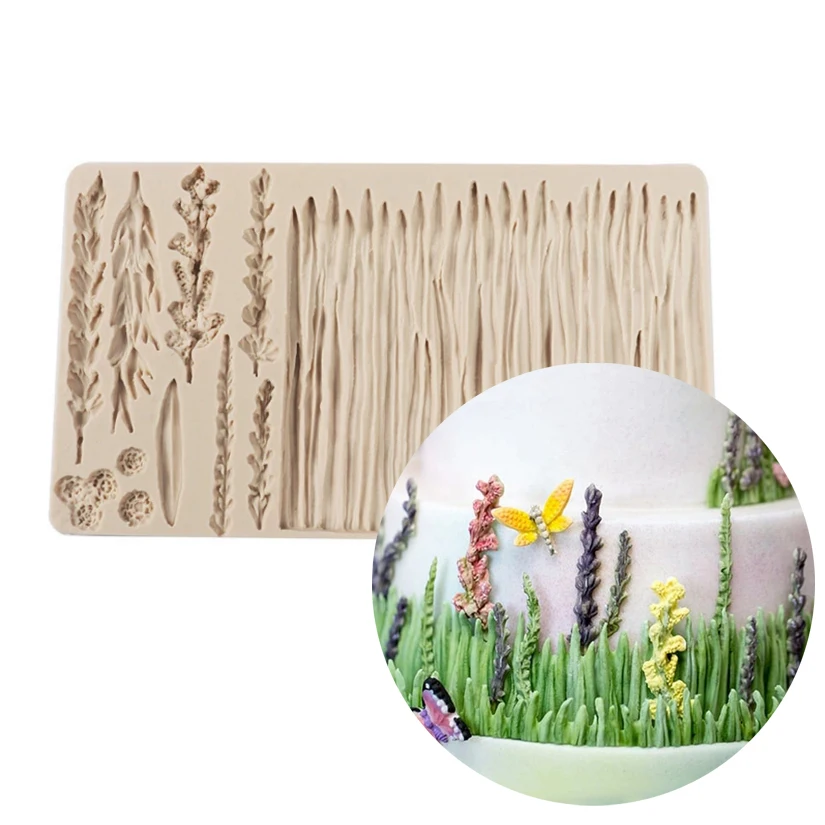 Оптовая продажа 10 шт. силиконовая форма с лавандой сахарные печенья для выпечки