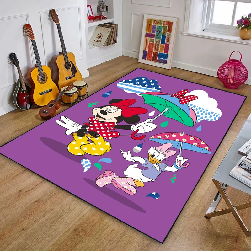 

Pink Minnie Mat Bathroom Child boy girl Carpet playmat Doormat Anti - Slip Bathroom Carpet Absorb Water Kitchen Mat/Rug Tapis