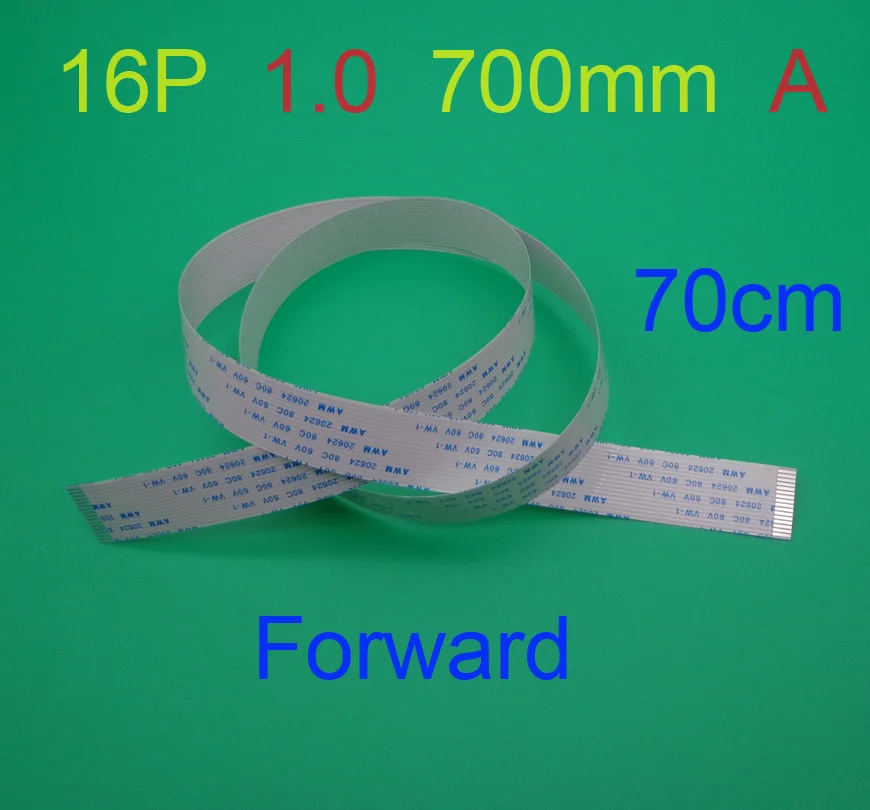 10X Новый FFC FPC плоский гибкий кабель 1 0 мм шаг 16 pin 16pin вперед длина 700 ширина 17