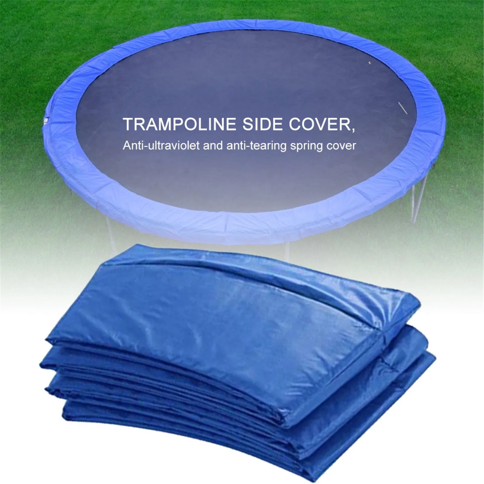 

Trampoline Edge Cover Spring Cover UV Resistant Edge Protector Safety Mat Tear-Resistant Round Trampoline Replacement Safety Pad