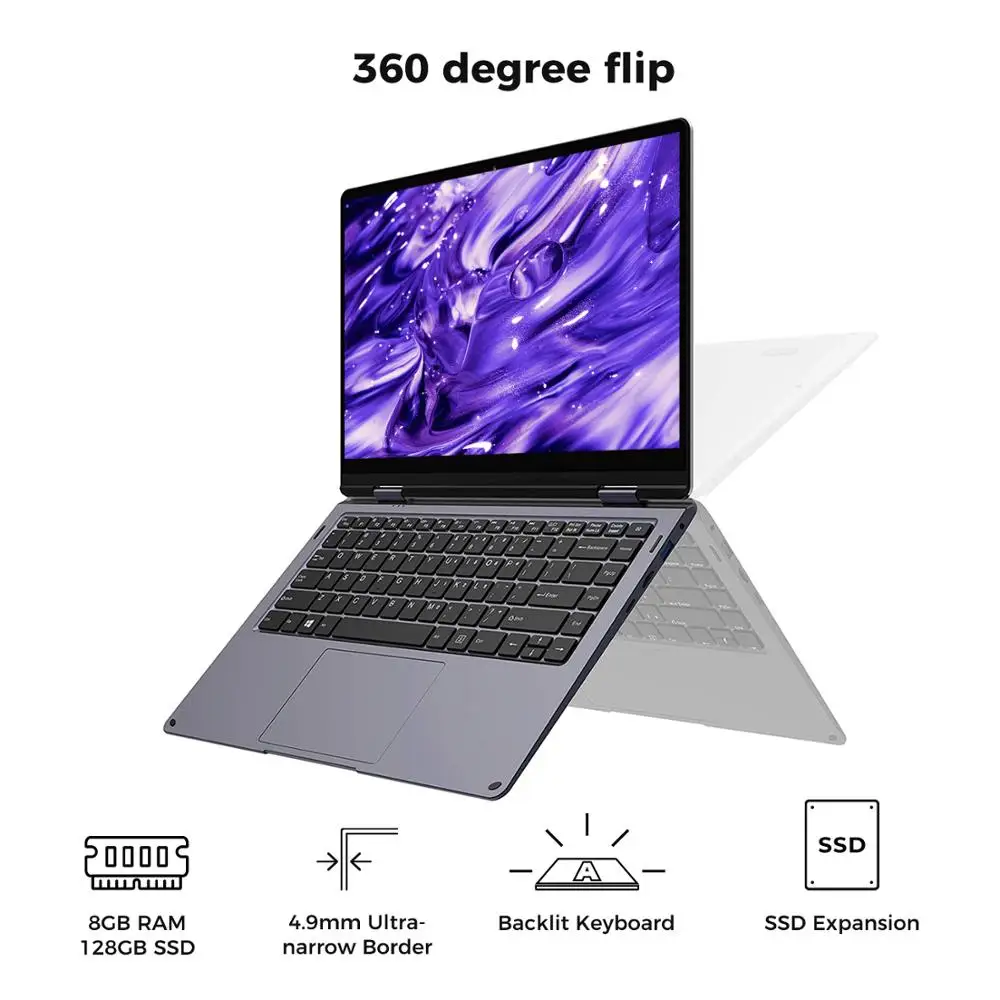 Ноутбук XIDU PhilBook MAX ультрабук 14 1 дюйма Windows 10 8 ГБ ОЗУ 128 ТБ SSD Intel E3950 четырехъядерный