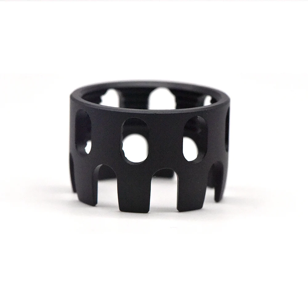 Flame Ring Black CNC 6 позиций Mil-Spec буферная трубка страйкбольные воздушные пушки для G& P JG классические армейские VFC M4 M16 AEG винтовки Пейнтбольные аксессуары - Цвет: Flame Ring Black