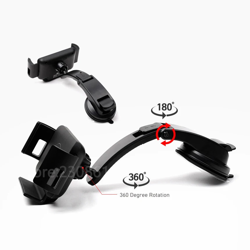 Автомобильное беспроводное зарядное устройство 10 Вт с автоматическим зажимом