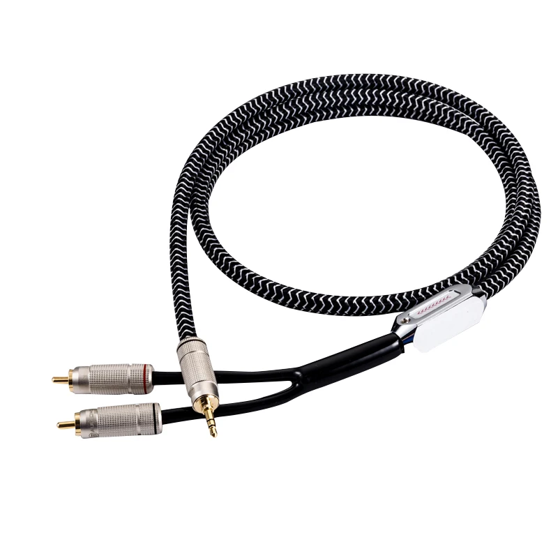3,5 мм к RCA hifi аудио сигнальная линия мультимедийный динамик линия аудио соединения