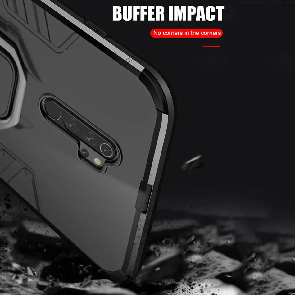 Чехол-подставка Micgita для Xiaomi Redmi Note 8 Pro Hybrid Armor силиконовый чехол |