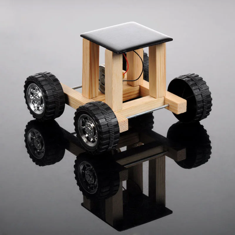 Краб Королевство DIY игрушка ручной работы деревянный автомобиль солнечный