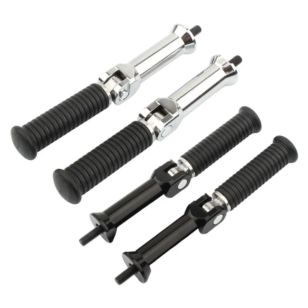 

2pcs Motorcycle Foot Pegs Pedal Pads Rests Footpegs Fit for Davidson FXBB Street Bob 107 2018-2020