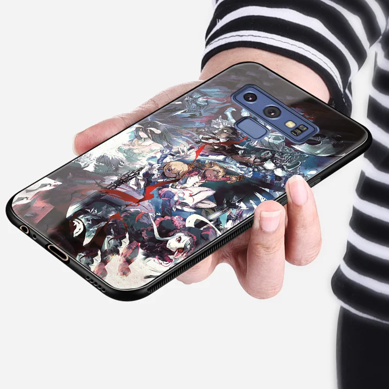 Nazarick логотип Overlord аниме стекло Мягкий силиконовый чехол для телефона Оболочка