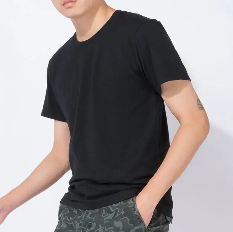 

2021 new summer casual cotton men's T-shirt round neck short-sleeved T-shirt