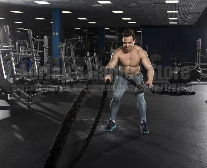 9/12/15 м Боевая веревка силовых тренировок Crossfit борьба веревка выносливость Burpee шлема веревки тяжелые 10-22 кг высокое качество
