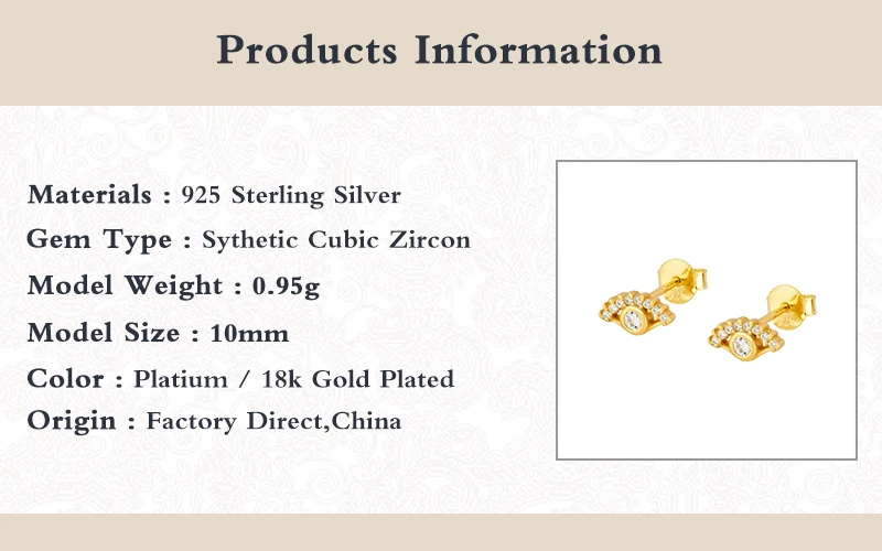 

Aide 2021 Fashion Pendientes 925 Sterling Silver Piercing Creative Eyes Crystal Stud Earrings For Women Fine Jewelry For Girl