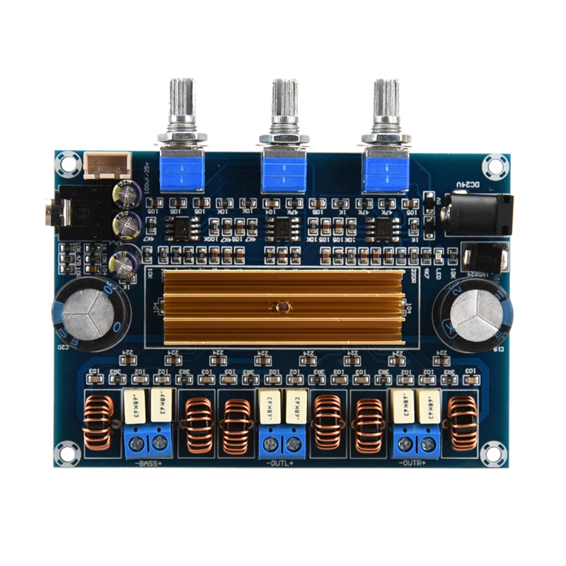 HIFI TPA3116D2 2 1 цифровая плата усилителя мощности 50 Вт * + 100 сабвуфер усилитель