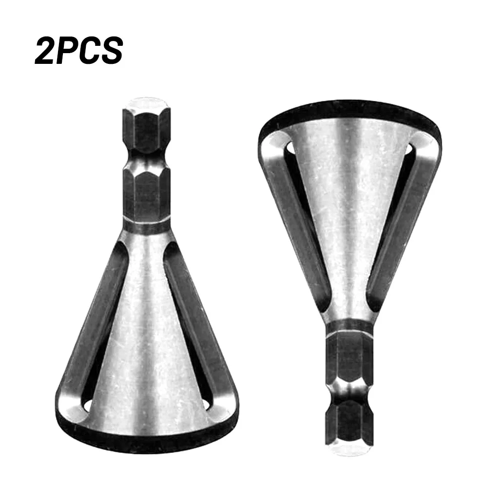 

Remover Chamfer Tool Workshop 2pcs Burr Deburring Drill Bit Hardness Hardware