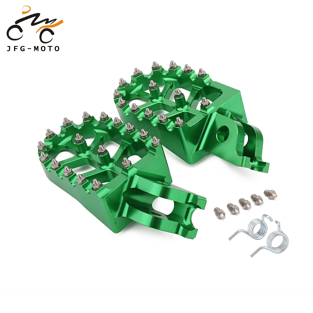 Мотоцикл 2019 ЧПУ подножки педали подставки для ног KAWASAKI KX250 KX450 KX250F 06 18 KX450F 07 KLX450R 08