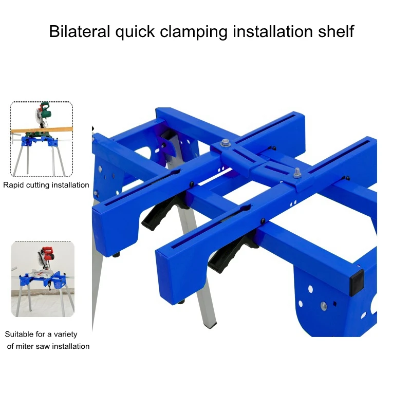 Складной кронштейн для торцов пилы многофункциональный алюминиевый стол
