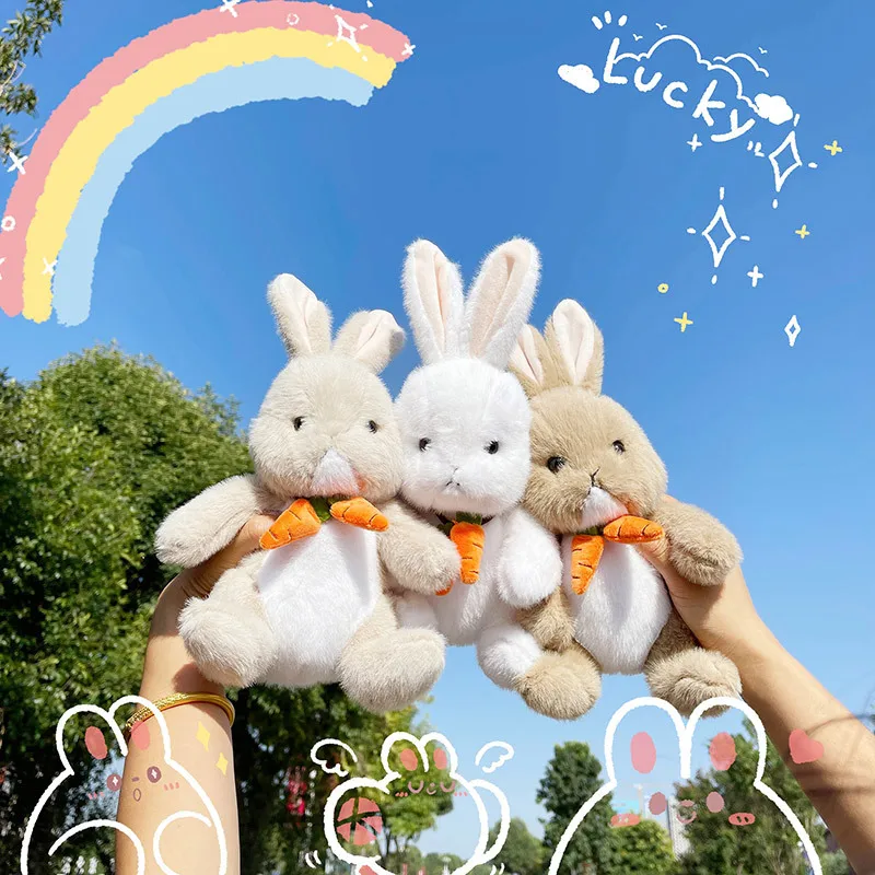 

The New Radish Rabbit Doll Plush Toy Pillow Small Rabbit Doll Cute Small Fresh Children's Plush Doll Kawaii Birthday Gift