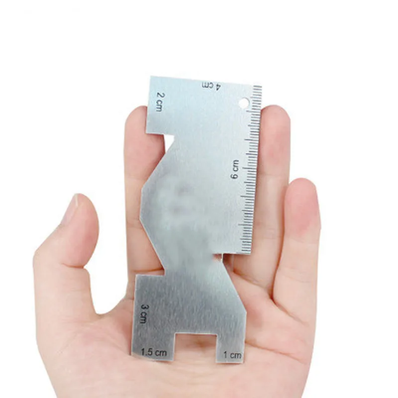 

2021 Sewing Foot Sewing Stainless Steel Metal Ruler Tool Precision Measuring Tool Metal Ruler Handmade Accessories Sewing Ruler