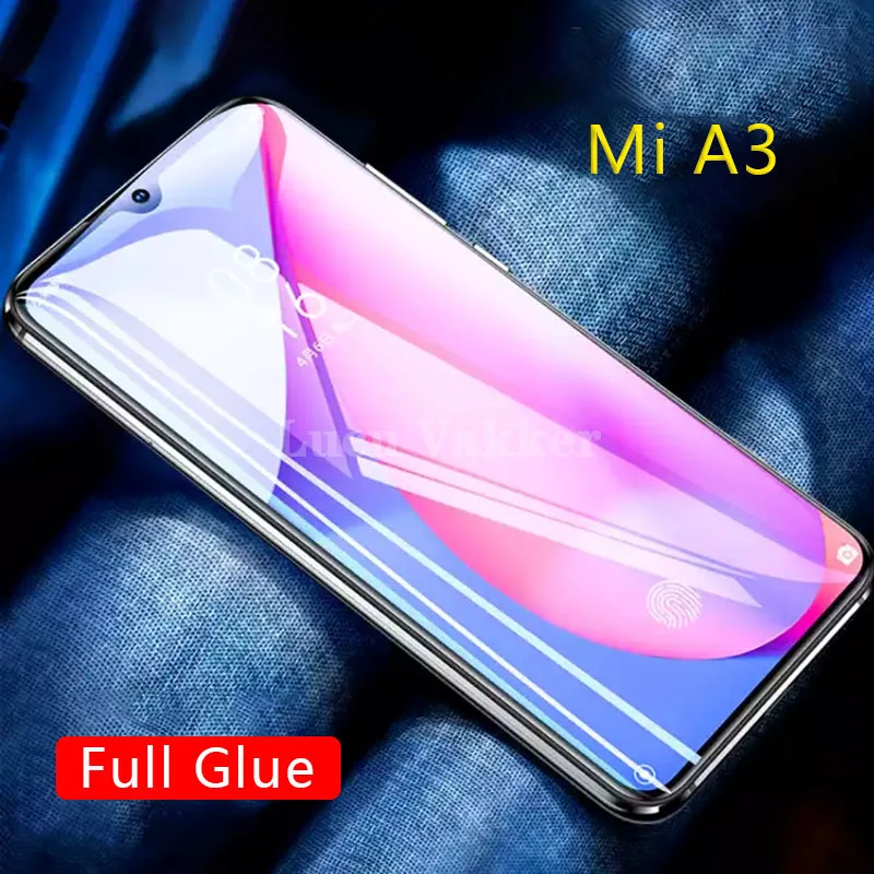 

Защитное стекло для xiaomi mi a3 lite, закаленное стекло для Xiaomi a 3 3a a3lite, защита экрана, защитная пленка для телефона, стекло с полным покрытием