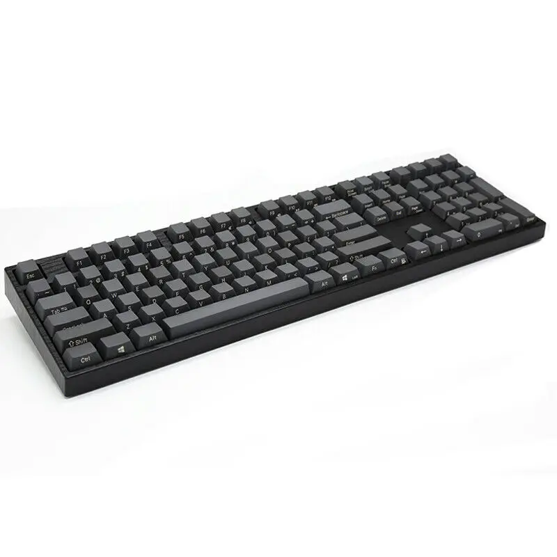 61 87 104 108 набор черных клавиш с боковой печатью pbt для filco ikbc ducky gh60 cherry mx