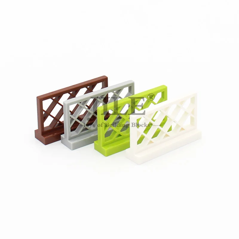 Конструктор Moc Fence 1X4X2 сделай сам из строительных блоков совместимых с сборными