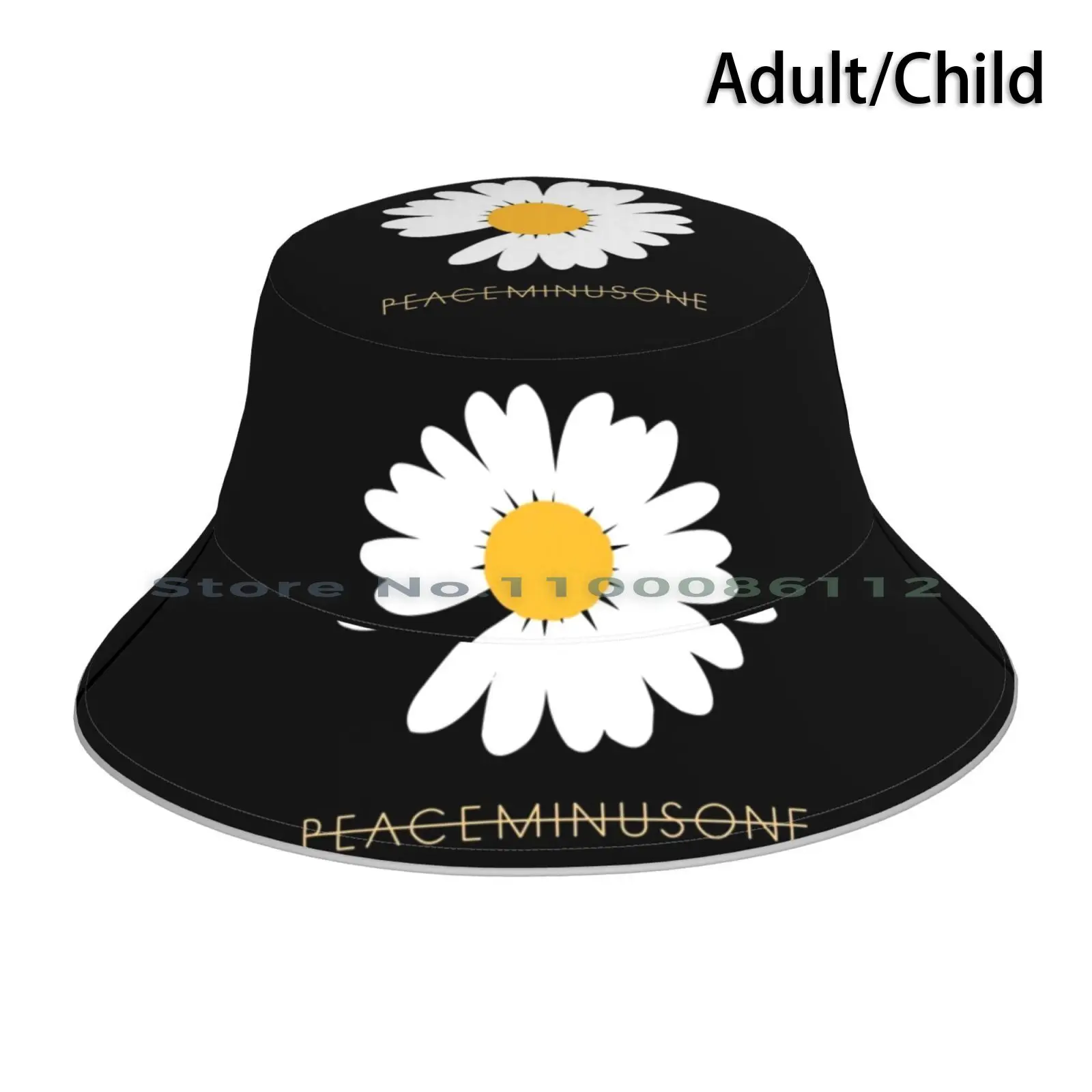 

Kpop G-Dragon Peaceminusone Daisy Bucket Hat Sun Cap Kpop Gdragon Gdragon Daisy Logo Gdragon Fashion Gdragon Gdragon Fisherman