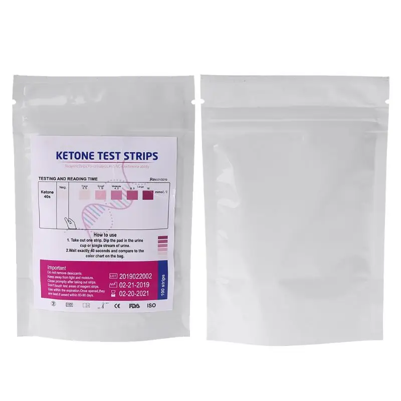 

1 Set 100pcs URS-1K Test Strips Ketone Reagent Testing Urine Anti-vc Urinalysis Home Analysis Professional Fast Te Wholesalse